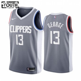 Camiseta Niños NBA Los Angeles Clippers Paul George 13 2020-21 Earned Edition Swingman